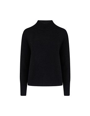 360 CASHMERE - Lyra Turtleneck Jumper In Black