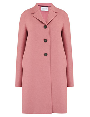 HARRIS WHARF LONDON - Boxy Coat In Dusty Rose