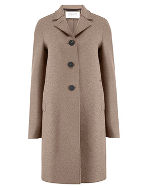 HARRIS WHARF LONDON - Boxy Coat In Taupe