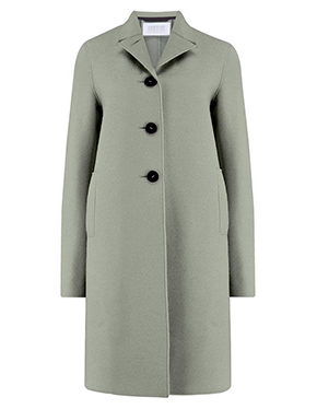 HARRIS WHARF LONDON - Boxy Coat In Sage Green