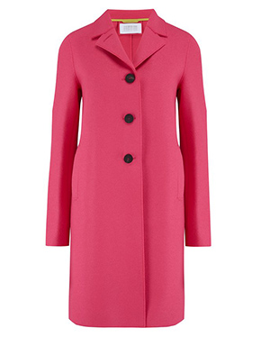 HARRIS WHARF LONDON - Boxy Coat In Hot Pink