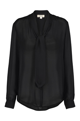 L'AGENCE Gisele Blouse in Black