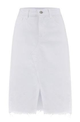 J Brand Jeans Trystan Denim Skirt in White
