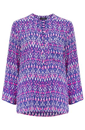 stanford blouse in ikat primrose