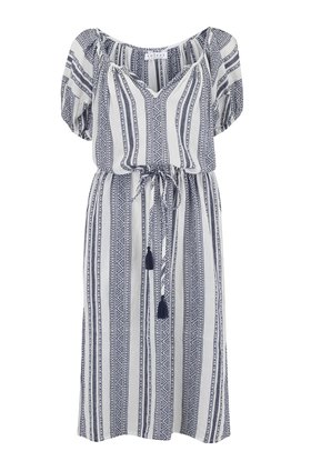 Velvet Acacia Dress in Navy