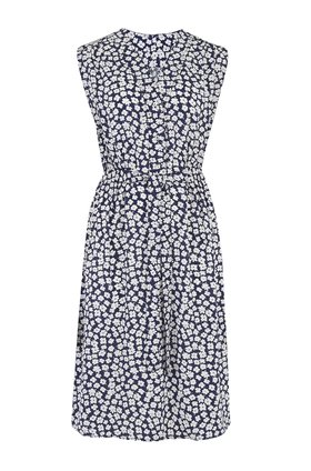 Trilogy Clothing Pippa Sleeveless Dress in Navy Floral