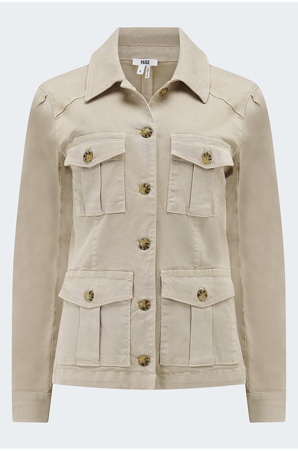 Paige Stacey Jacket In Soft Sand