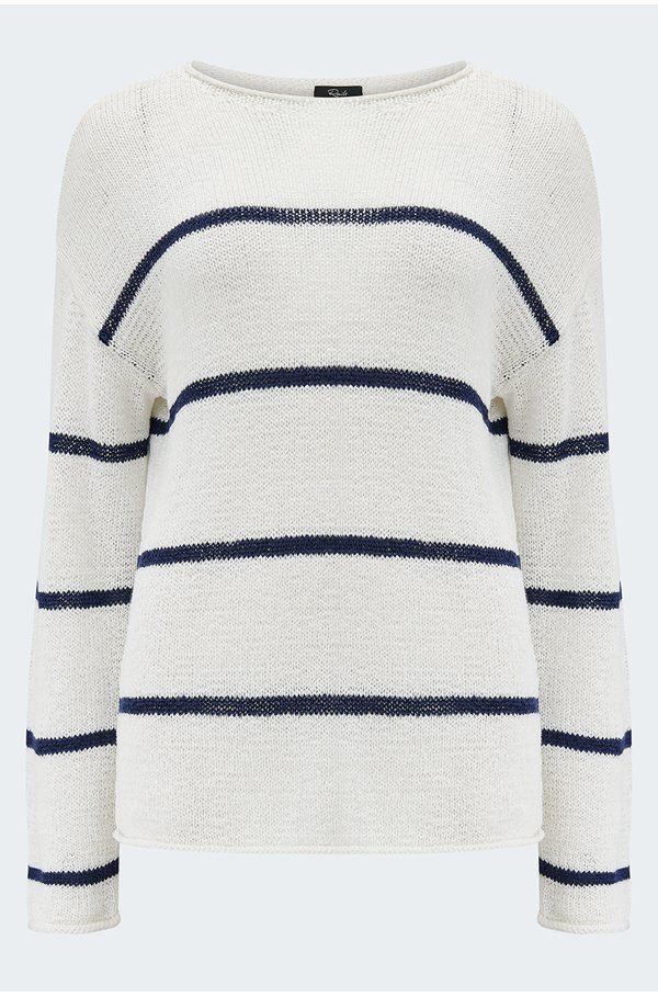 Rails Evangeline Stripe Boat Neck Sweater