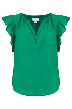 Velvet Jayne Top in Garden