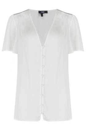 kelly top in white