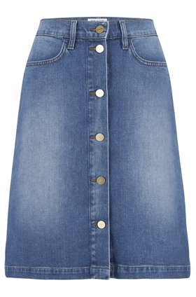 Frame Vintage Boot Skirt in Layne