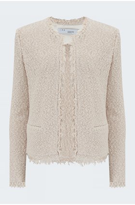 shavani jacket in ecru