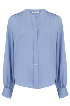 Vince Shirred Back Blouse in Avalon