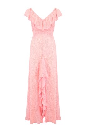 Rixo Antoinette Dress in Retro Coral Floral