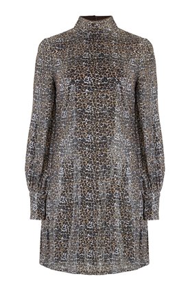 Olivia Rubin Melissa Dress in Sequin Leopard
