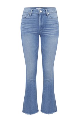 Paige Atley Ankle Flare Jean in Luau Distressed
