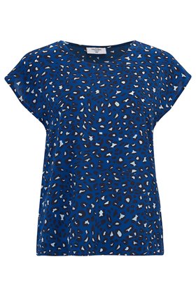 Mercy Delta Blair Blouse in Jaguar Sunset
