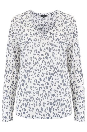 Rails Sami Tee Shirt in Snow Leopard
