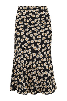 Rails London Skirt in Black Daisies