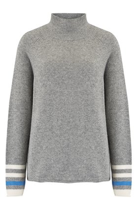 Jumper1234 Secret Stripe Winter Jumper in Grey