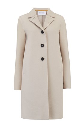 Harris Wharf London Boxy Coat in Cream