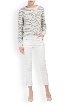 J Brand Ruby Cropped Cigarette in Coated Bubble