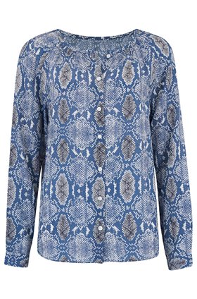 Trilogy Clothing Lilly in Python Blue