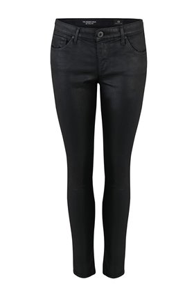 AG Jeans Legging Ankle in Leatherette Super Black