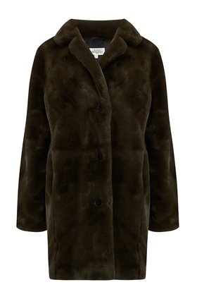 Hartford Faux Fur Coat in Vinta