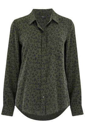 Rails KATE TOP IN OLIVE CHEETAH