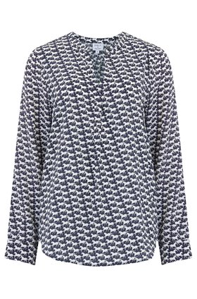 Trilogy Clothing Lucille in Navy Horses