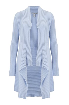 Autumn Cashmere Rip Drape Cardigan in Oxford