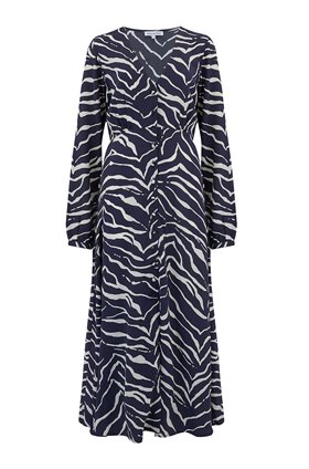 Lily & Lionel Blake Dress in Navy and Cream