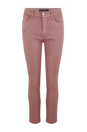J Brand Jeans Ruby Cropped Cigarette in Coated Explorer