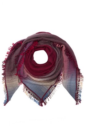 DOUCE GLOIRE HORIZON SCARF IN RED