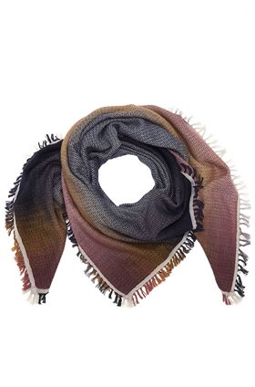 DOUCE GLOIRE HORIZON SCARF IN MIDNIGHT BROWN