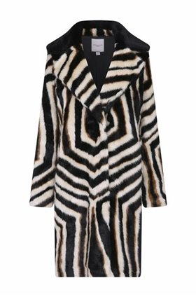 Urbancode Zinnia Coat in Zebra