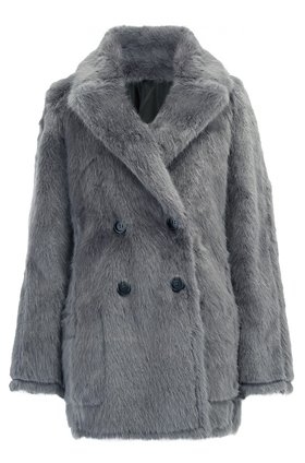 Urbancode Nosson Coat in Black/Storm