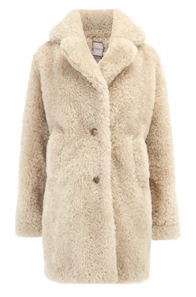Urbancode EXCLUSIVE TEDDY COAT IN DRIFTWOOD