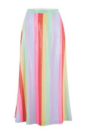 Olivia Rubin Penelope Skirt in Fall Stripe