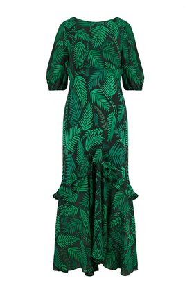 Rixo CHERYL DRESS IN CUBA PALM