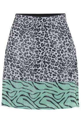 Olivia Rubin Libby Skirt in Mono Leopard