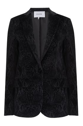 Frame Classic Blazer in Noir Multi