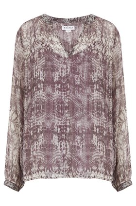 Velvet PEYTON TOP IN SNAKESKIN