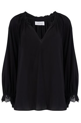 Velvet MADILYN TOP IN BLACK