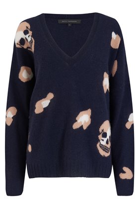 360 Sweater Heidi All Over Skull Jumper