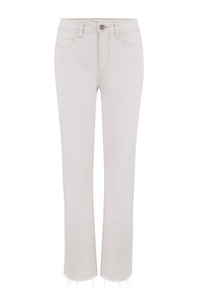 Paige ATLEY ANKLE FLARE JEAN WITH RAW HEM IN FRENCH ROSE