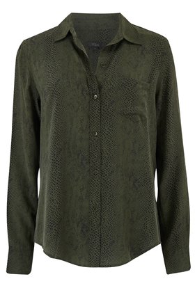 Rails KATE TOP IN GREEN PYTHON