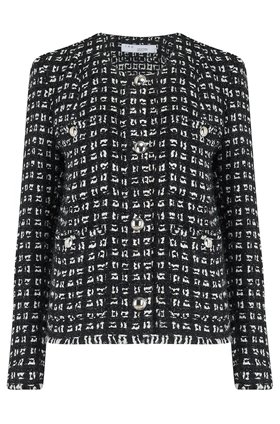 IRO Tetys Jacket in Black and White