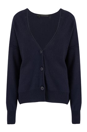 360 Sweater ITZIE SHORT CARDIGAN IN NAVY